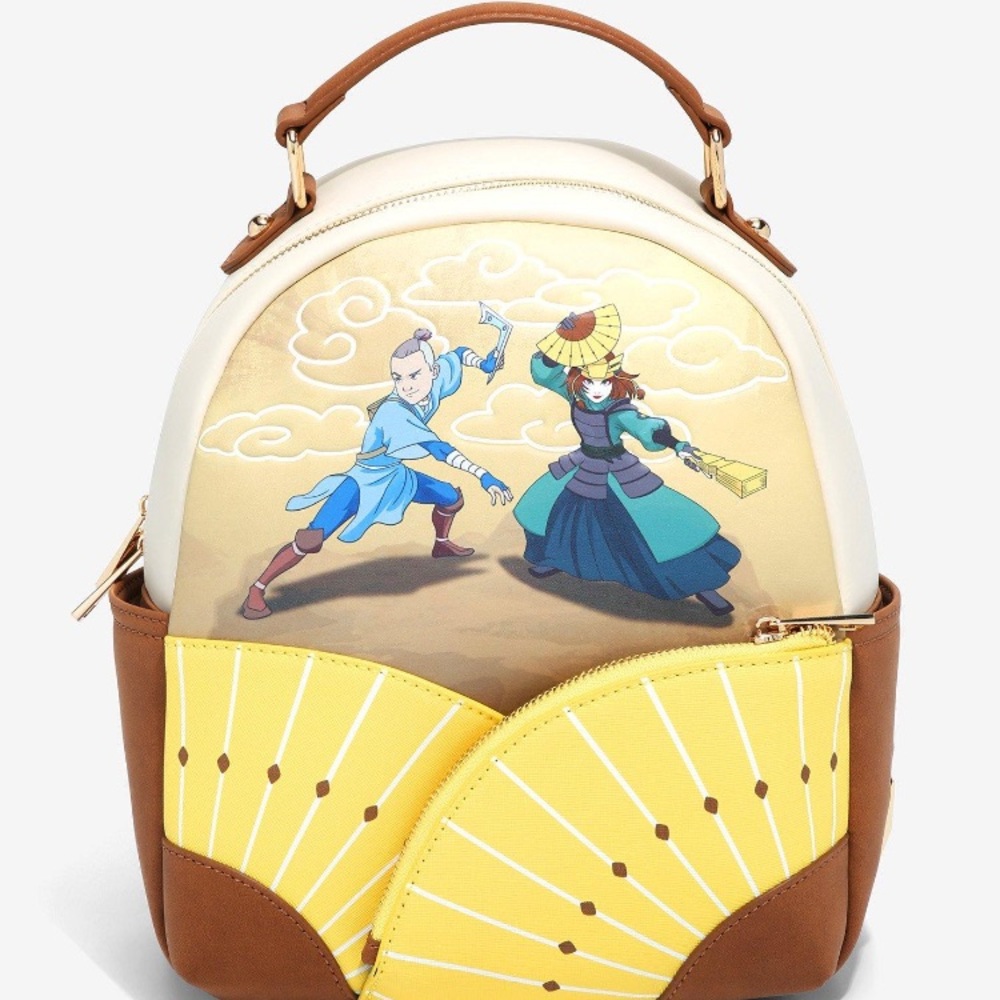 New Nickelodeon Sokka and Suki From Avatar The Last Airbender Backpack.